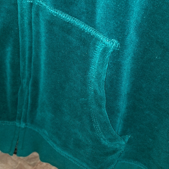 ☃️NWOT Made for Life Large Velour Tracksuit Green Soft Feel - Picture 8 of 14